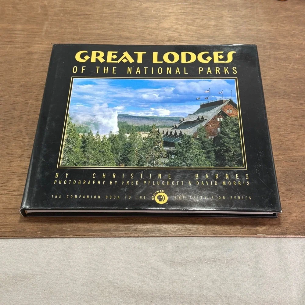 Great Lodges Book Lot Christine Barnes PBS Hardcover Set w/ Dust Jackets Travel